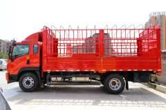 大运 祥龙 170马力 5.2米 排半仓栅式载货车(CGC5080CCYHDE33E)