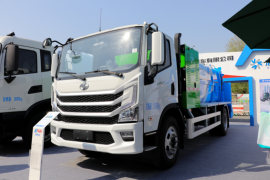 上汽跃进底盘&nbsp;垃圾运输车外观图片