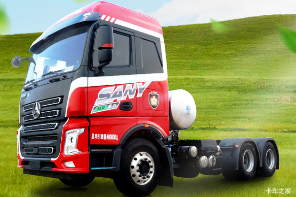 三一重卡 正义版 400马力 6X4 LNG牵引车(国六)(方盛后桥)