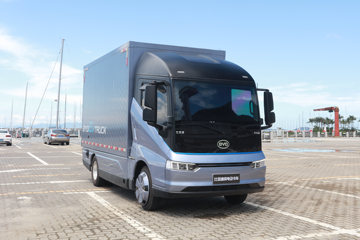 比亚迪T5 4.5T 4.03米单排纯电动厢式轻卡(BYD5041XXYBEV1)85kWh