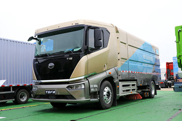 比亚迪T18 18T 4X2 纯电动洗扫车(华林牌)(HLT5181TXSEV)