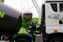 青岛解放底盘&nbsp;混凝土搅拌车上装                                                图片