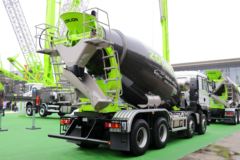 陕汽重卡 德龙M3000S Pro 340马力 8X4 7.82方混凝土搅拌运输车(中联牌)(ZLJ5312GJBL6E)