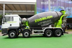 陕汽重卡 德龙M3000S Pro 340马力 8X4 7.82方混凝土搅拌运输车(中联牌)(ZLJ5312GJBL6E)