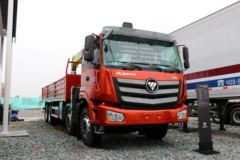 福田欧曼 ETX 360马力 8X4 随车起重运输车(国六)(雷萨牌)(BJ5313JSQY6GRL-02)