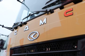 华菱M5&nbsp;电动自卸车外观图片