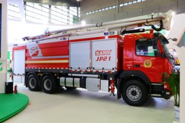 三一沃尔沃底盘消防车&nbsp;消防车外观图片