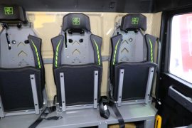 三一汕德卡底盘消防车&nbsp;消防车驾驶室图片