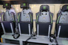 三一汕德卡底盘消防车&nbsp;消防车驾驶室图片