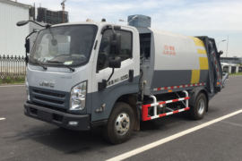 江铃汽车底盘&nbsp;垃圾运输车外观图片