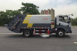 江铃汽车底盘&nbsp;垃圾运输车外观图片