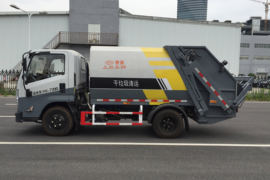 江铃汽车底盘 垃圾运输车外观图片