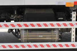 福田欧航底盘&nbsp;畜禽运输车底盘图片