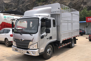 福田 时代领航5 131马力 4X2 3.82米排半仓栅式轻卡(BJ5044CCY9JDA-06)