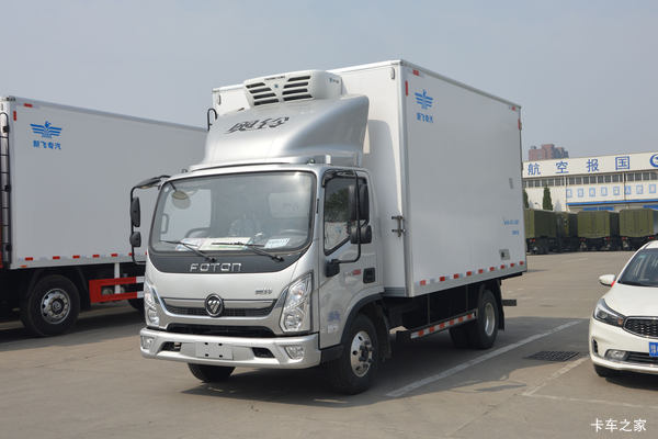 福田 奥铃新捷运 156马力 4X2 4.08米冷藏车(新飞牌)(采埃孚6挡)
