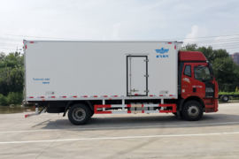 一汽解放底盘&nbsp;冷藏车外观图片