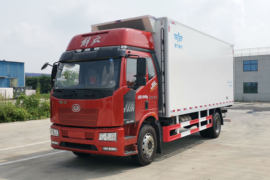 一汽解放底盘&nbsp;冷藏车外观图片