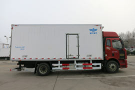 一汽解放底盘&nbsp;冷藏车外观图片