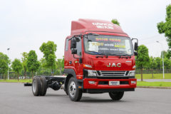 江淮 德沃斯V8 大金牛mini 170马力 5.48米排半仓栅式载货车(国六)(HFC5140CCYP61K1D7S)