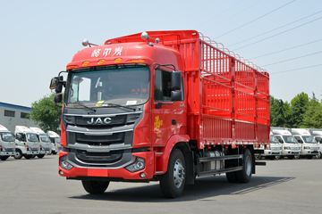 江淮 格尔发A5XⅢ中卡 220马力 4X2 6.8米仓栅式载货车(高顶)(国六)(HFC5181CCYP2K3A50KS)