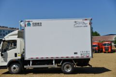 中国重汽HOWO 统帅 160马力 4X2 4.1米冷藏车(国六)(绿叶冷藏)(ZZ5047XLCH3315F145)