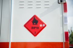 江铃 新款顺达窄体 129马力 4.13米易燃气体厢式运输车(国六)(JMT5040XRQXGA26)