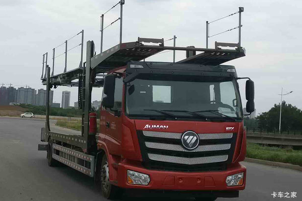 福田 欧曼新ETX 320马力 4X2 中置轴轿运车(BJ5183TCLY6ANL-01)