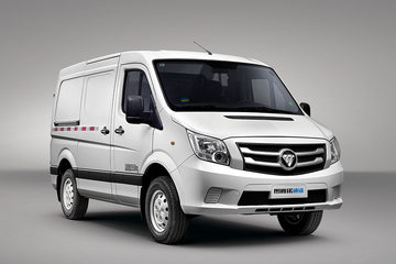 福田商务车 图雅诺通途 2022款 177马力 2.8T柴油 3座 手动 短轴中顶封闭货车(后单胎)