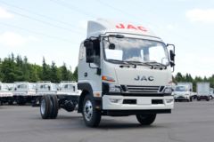 江淮 骏铃V8 170马力 4X2 5.48米排半厢式载货车(国六)(HFC5118XXYP61K1D7S)