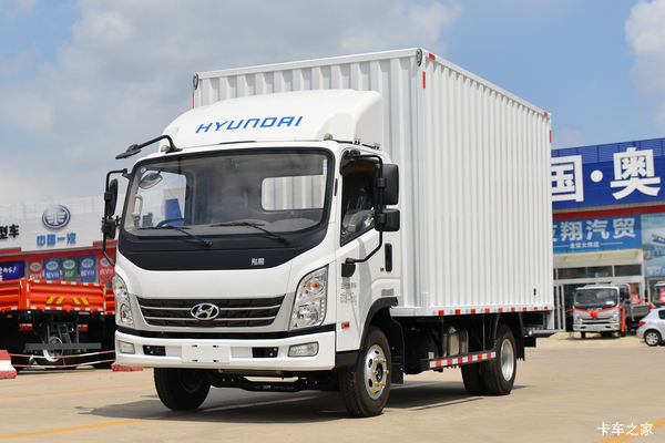 现代商用车 泓图500 143马力 4.165米单排厢式轻卡(CHM5044XXYQDA33V）