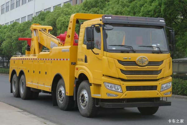 青岛解放 悍V 2.0版 400马力 8X4 清障车(国六)(常奇牌)(ZQS5310TQZF6)