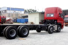 东风商用车 天龙VL重卡 350马力 8X4 9.6米仓栅式载货车(高顶)