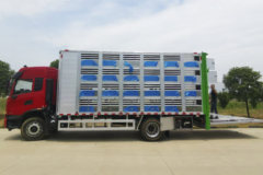 东风商用车 天锦KR中卡 245马力 4X2 6.35米畜禽运输车(国六)(楚风牌)(HQG5180XCQ6DF)