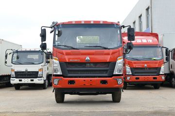 中国重汽HOWO 悍将 160马力 5.75米排半仓栅式载货车(ZZ5127CCYH4515F1)