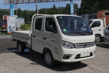 福田 祥菱M1 舒适型 1.2L 91马力 汽油 2.55米双排栏板微卡(国六)(后单胎)