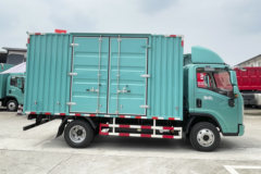 陕汽商用车 轩德E9 4.5T 4.1米单排纯电动厢式轻卡(SX5041XXYBEV331N)