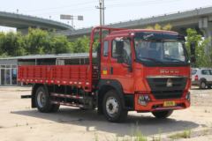 中国重汽HOWO G5X中卡 220马力 4X2 5.4米排半栏板载货车(ZZ1187K421DF1)