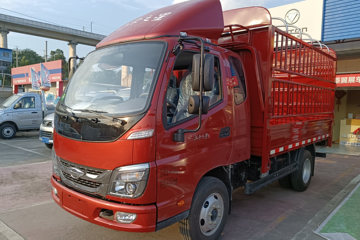 福田时代 小卡之星5 115马力 3.8米排半仓栅式轻卡(气刹)(国六)