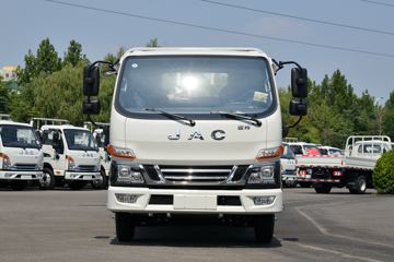 江淮 骏铃V5 132马力 4X2 3.89米排半栏板轻卡(国六)(HFC1045P32K4C7S)