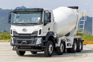 东风柳汽 乘龙H5 330马力 8X4 7.73方混凝土搅拌车(中集牌)(LZ5310GJBH5FB)