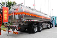 中国重汽 汕德卡C5H 350马力 8X4 运油车(国六)(绿叶牌)(JYJ5326GYYF)