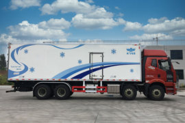 一汽解放底盘&nbsp;冷藏车外观图片