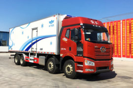 一汽解放底盘&nbsp;冷藏车外观图片