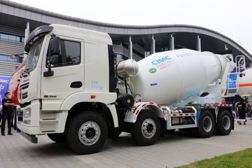 徐工漢风底盘&nbsp;混凝土搅拌车外观                                                图片