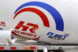 杰狮&nbsp;混凝土搅拌车上装                                                图片