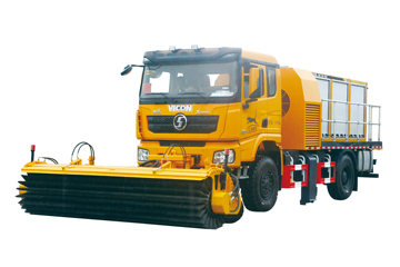 陕汽重卡 德龙X3000 350马力 4X4 除雪车(国六)(汇强重工)(HZV5140TCXD6XK)