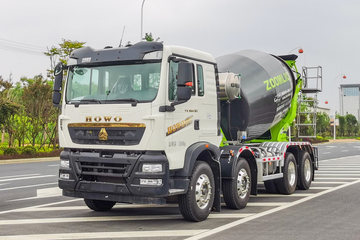 中国重汽 HOWO TX Pro 350马力 8X4 8方混凝土搅拌车(中联牌)(国六)(ZLJ5318GJBH8F)