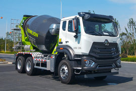 重汽豪沃(HOWO)底盘&nbsp;混凝土搅拌车外观                                                图片