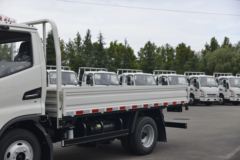 江淮 骏铃V5 132马力 3.7米单排栏板轻卡(国六)(HFC1045P32K1C7NS)