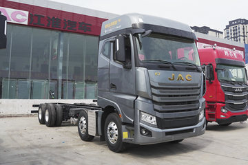 江淮 格尔发K7重卡 舒适版 490马力 8X4 9.3米 AMT自动挡仓栅式载货车(国六)(HFC5322CCYP1K3H45S)外观图片